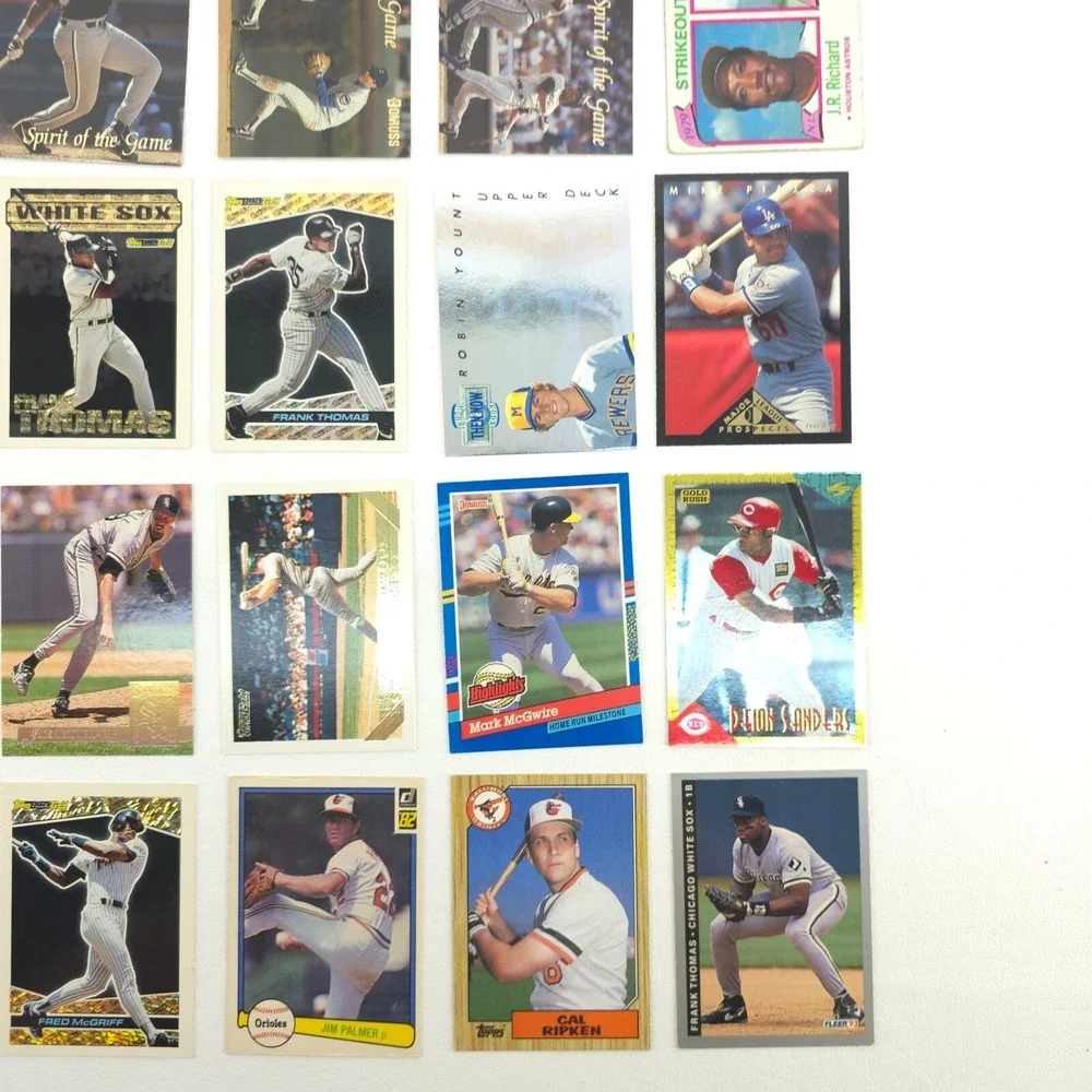 25 Card Baseball Star Lot Several Year Span All Pictured Yount Rose Thomas Ryan